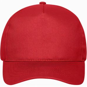 5 Panel Cap Bio Cotton - 5 Panel Cap mit ungebürsteter Oberfläche