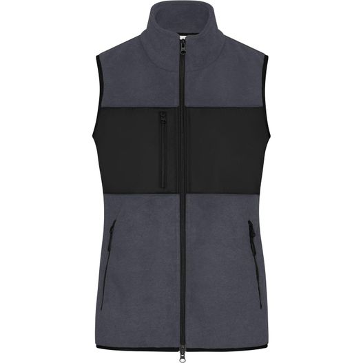Ladies' Fleece Vest - Fleeceweste im Materialmix (Bild 1)