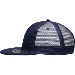 6 Panel Flat Peak Cap - 6 Panel Mesh Cap mit flachem Schild