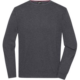 Men's Round-Neck Pullover - Klassischer Baumwoll-Pullover