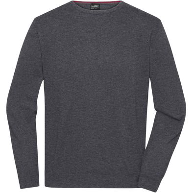 Produktabbildung Men's Round-Neck Pullover - Klassischer Baumwoll-Pullover Men's Round-Neck Pullover - Klassischer Baumwoll-Pullover