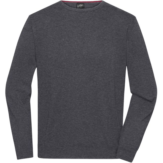 Produktabbildung Men's Round-Neck Pullover - Klassischer Baumwoll-Pullover Men's Round-Neck Pullover - Klassischer Baumwoll-Pullover