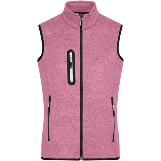 Ladies' Knitted Fleece Vest - Strickfleece Weste mit Stehkragen (Bild 1)