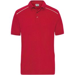 Men's  Workwear Polo - SOLID - - Strapazierfähiges und pflegeleichtes Polo mit Kontrastpaspel