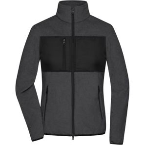 Ladies' Fleece Jacket - Fleecejacke im Materialmix
