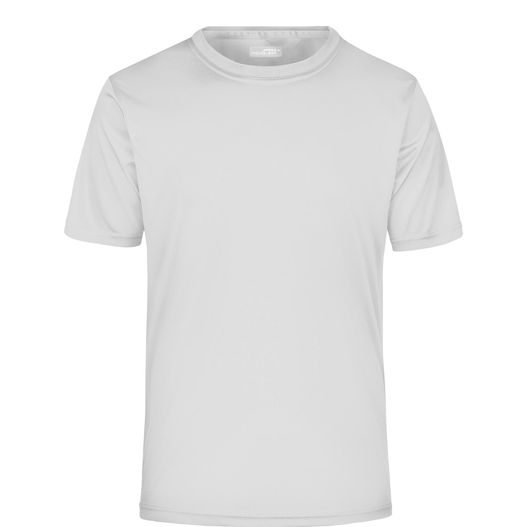 ein weißes t-shirt mit kragen Men's Active-T - Funktions T-Shirt für Freizeit und Sport (Bild 1)
