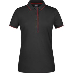 Ladies' Polo Stripe - Klassisches Polo mit Kontraststreifen