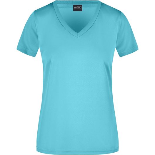 Ladies' Active-V - Funktions T-Shirt für Freizeit und Sport (Bild 1)