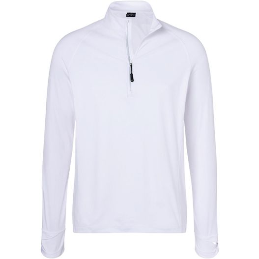 Men's Sports Shirt Half-Zip - Langarm-Shirt mit Reißverschluss für Sport und Freizeit (Bild 1)