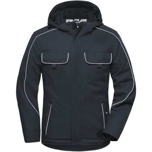 Workwear Softshell Padded Jacket - SOLID - - Professionelle Softshelljacke mit warmem Innenfutter und hochwertigen Details im cleanen Look (Bild 1)