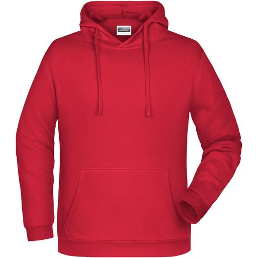 ein roter kapuzenpulli mit dem wort,'i liebe dich ' Men's Promo Hoody - Klassisches Kapuzensweat (Bild 1)