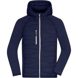 Produktabbildung Men's Hybrid Jacket - Sportliche Jacke mit Kapuze im attraktiven Materialmix Men's Hybrid Jacket - Sportliche Jacke mit Kapuze im attraktiven Materialmix