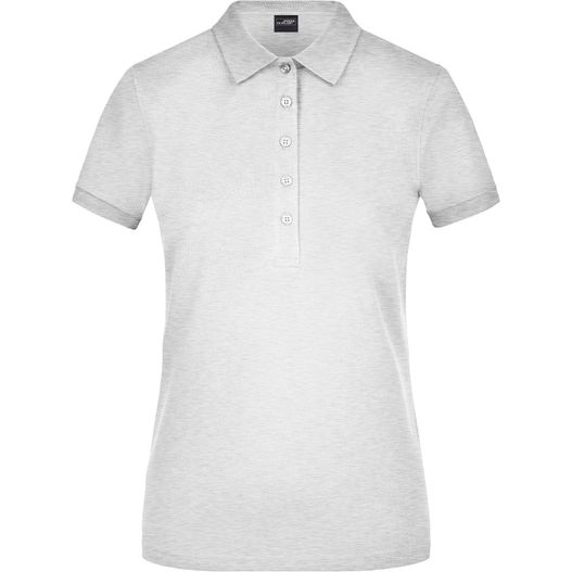 ein frauen poloshirt mit kragen Ladies' Elastic Polo Piqué - Klassisches Polo in elastischer Piqué-Qualität (Bild 1)
