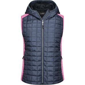 Ladies' Knitted Hybrid Vest - Weste im stylischen Materialmix