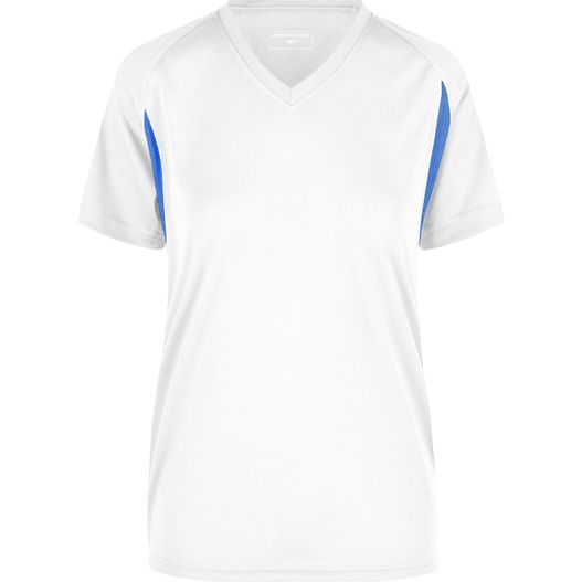ein weißes und blaues hemd Ladies' Running-T - Funktionelles Laufshirt (Bild 1)