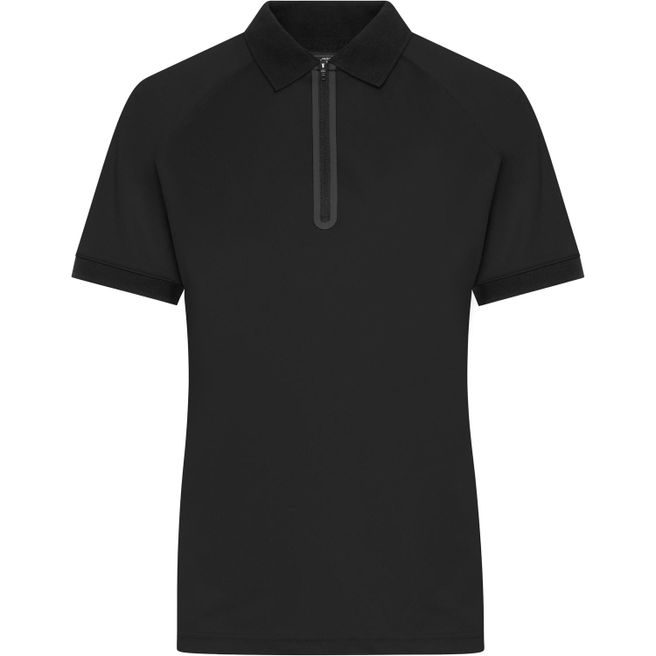 Ladies' Zip-Polo - Polo mit Reißverschluss aus Funktions-Polyester für Promotion, Sport und Freizeit [Gr. L]