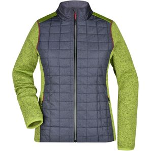 Ladies' Knitted Hybrid Jacket - Strickfleecejacke im stylischen Materialmix