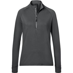 Ladies' Sports  Shirt Half-Zip - Langarm-Shirt mit Reißverschluss für Sport und Freizeit