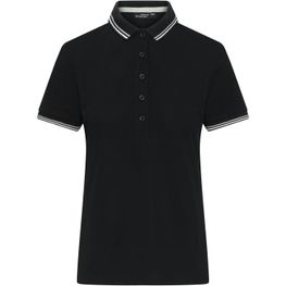 Ladies' Polo - Klassisches Polo mit Kontraststreifen an Kragen und Armbündchen in Piqué-Qualität