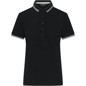 Ladies' Polo - Klassisches Polo mit Kontraststreifen an Kragen und Armbündchen in Piqué-Qualität