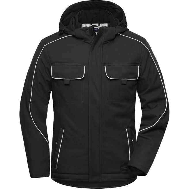 Workwear Softshell Padded Jacket - SOLID - - Professionelle Softshelljacke mit warmem Innenfutter und hochwertigen Details im cleanen Look