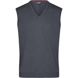 Men's V-Neck Pullunder - Klassischer Baumwoll-Pullunder