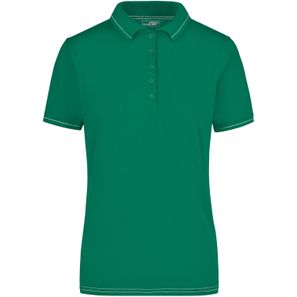 Ladies' Elastic Polo - Hochwertiges Poloshirt mit Kontraststreifen