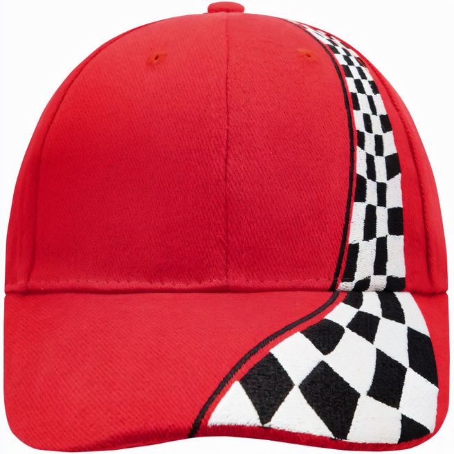 Produktabbildung Racing Cap - Hochwertiges 6 Panel Cap in attraktivem Racing-Design Racing Cap - Hochwertiges 6 Panel Cap in attraktivem Racing-Design