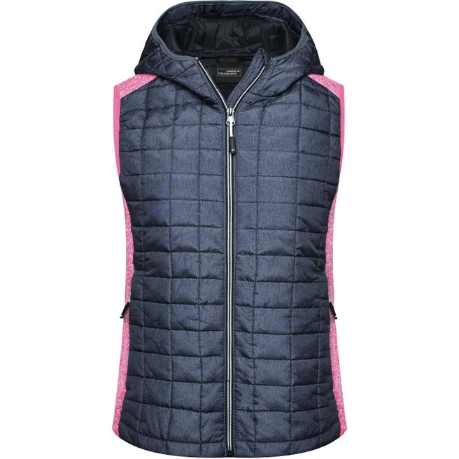 Produktabbildung Ladies' Knitted Hybrid Vest - Weste im stylischen Materialmix Ladies' Knitted Hybrid Vest - Weste im stylischen Materialmix