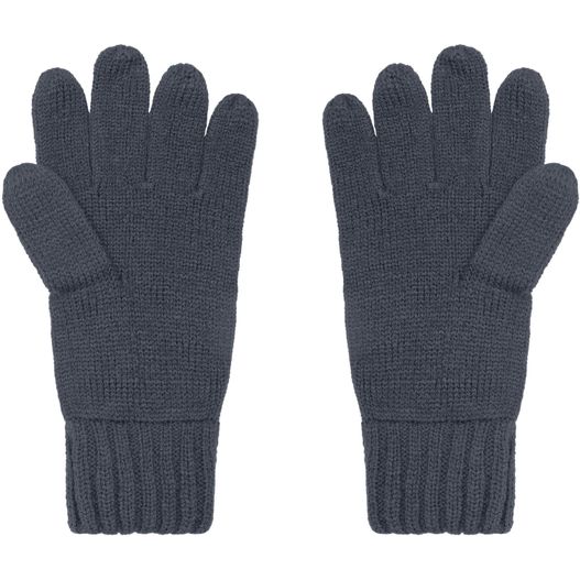 ein paar handschuhe auf weißem hintergrund Melange Gloves Basic - Elegante Strickhandschuhe aus Melange-Garnen (Bild 1)