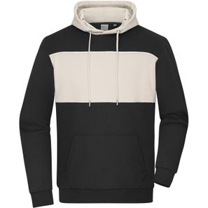 Sweat-Hoody colour-block UNISEX - Unisex Hoody mit Kontrasteinsatz