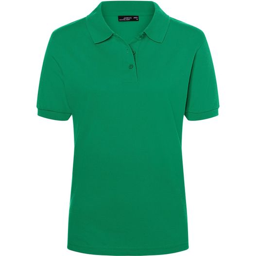 ein grünes poloshirt mit kragen Classic Polo Ladies - Hochwertiges Polohemd mit Armbündchen (Bild 1)