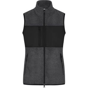 Ladies' Fleece Vest - Fleeceweste im Materialmix