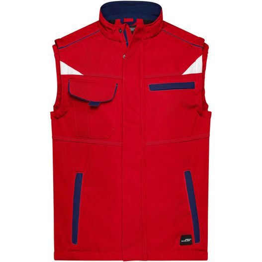Workwear Softshell Vest - COLOR - - Funktionelle Softshellweste mit hochwertiger Ausstattung (Bild 1)
