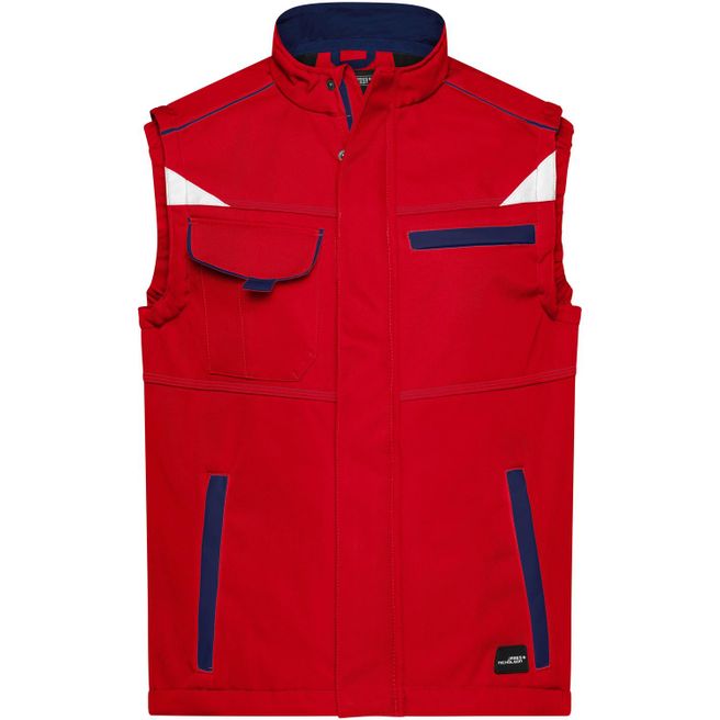 Workwear Softshell Vest - COLOR - - Funktionelle Softshellweste mit hochwertiger Ausstattung