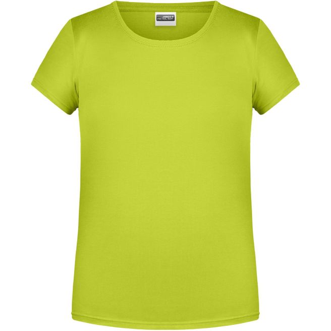 Girls' Basic-T - T-Shirt für Kinder in klassischer Form