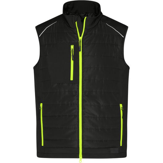 Men's Hybrid Vest - Softshellweste im attraktiven Materialmix (Bild 1)