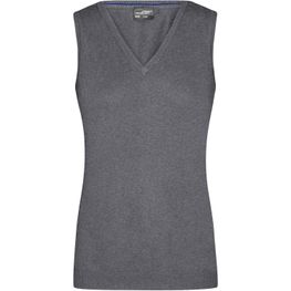 Ladies' V-Neck Pullunder - Klassischer Baumwoll-Pullunder