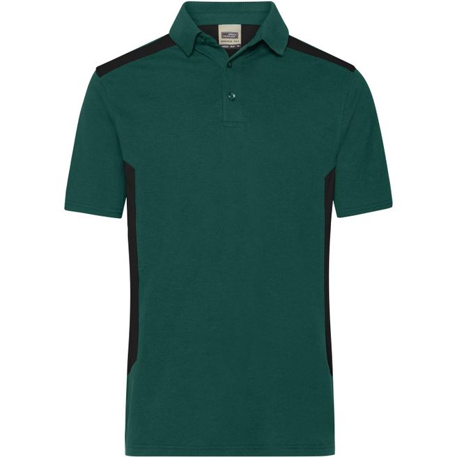 Men's Workwear Polo - STRONG - - Strapazierfähiges und pflegeleichtes Polo mit Kontrasteinsätzen