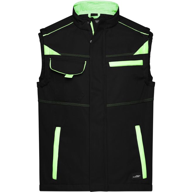 Workwear Softshell Vest - COLOR - - Funktionelle Softshellweste mit hochwertiger Ausstattung