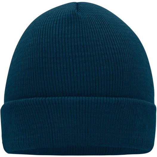 ein blauer hut auf weißem hintergrund Knitted Cap - Klassische Strickmütze in vielen Farben (Bild 1)