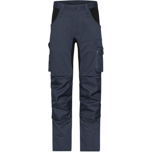 Workwear Stretch-Pants Slim Line - Spezialisierte Arbeitshose in schmaler Schnittführung mit elastischen Einsätzen und funktionellen Details (Bild 1)
