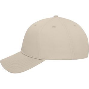 6 Panel Cap Bio Cotton - 6 Panel Cap mit ungebürsteter Oberfläche
