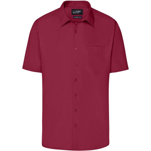 Men's Business Shirt Short-Sleeved - Klassisches Shirt aus strapazierfähigem Mischgewebe (Bild 1)