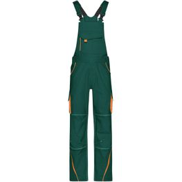 Workwear Pants with Bib - COLOR - - Funktionelle Latzhose im sportlichen Look mit hochwertigen Details