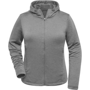 Ladies' Sports Zip Hoody - Modische Kapuzenjacke aus 100% recyceltem Polyester für Sport und Freizeit