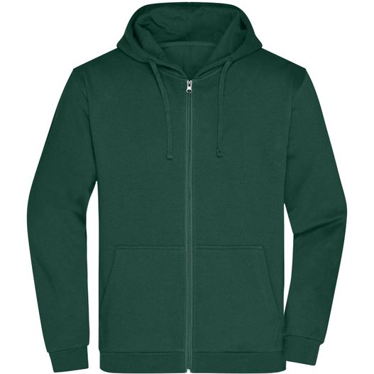 ein grünes sweatshirt mit kapuze darauf Men's Promo Zip Hoody - Klassische Sweatjacke mit Kapuze (Bild 1)