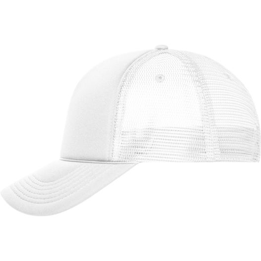 5 Panel Retro Mesh Cap - 5 Panel Cap mit retrogetreuer Zierkordel über dem Schild (Bild 1)