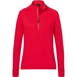 Ladies' Sports  Shirt Half-Zip - Langarm-Shirt mit Reißverschluss für Sport und Freizeit