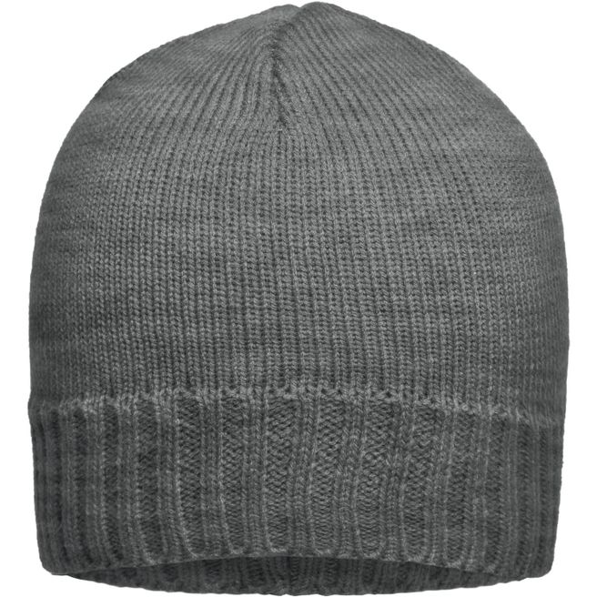 Rib-Beanie - Enganliegende Strickmütze mit geripptem Rand